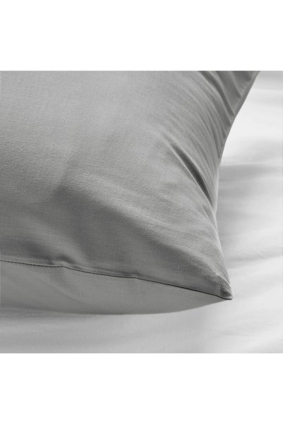 IKEA غطاء وسادة 40x140 سم غطاء وسادة لغرفة النوم غطاء قطني لون رمادي فاتح 0016456