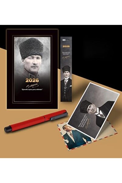 Yıldızan متجر إي دي إل 2026 قلم بطاقة بريدية لخطة قائد أتاتورك - أحمر - متجر ...