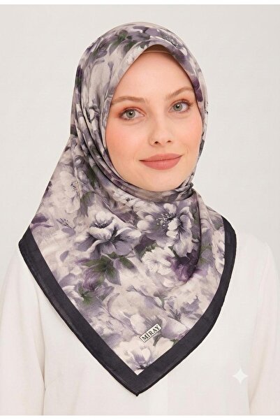 MİRAY Nevada Large Size Organic Cotton Scarf - 120 X 120 - 06579-01
