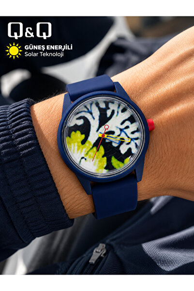 Q&Q Deniz, Havuz Su Geçirmez Güneş Enerjili 42 mm Büyük Kasa Unisex Kol Saati...