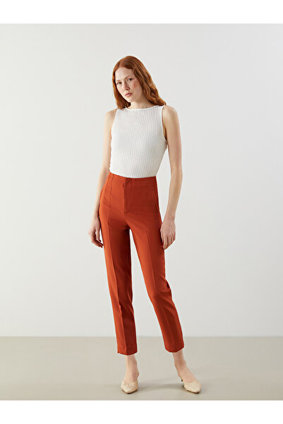 LC Waikiki Lcwaikiki Classic Brown Standard Fit Women's Trousers