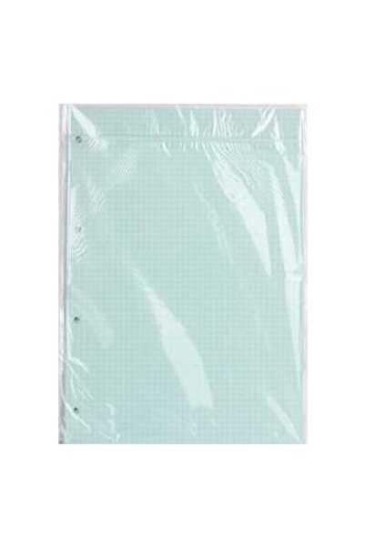 Dilman College Refill A4 Checkered Green - 3 Pieces