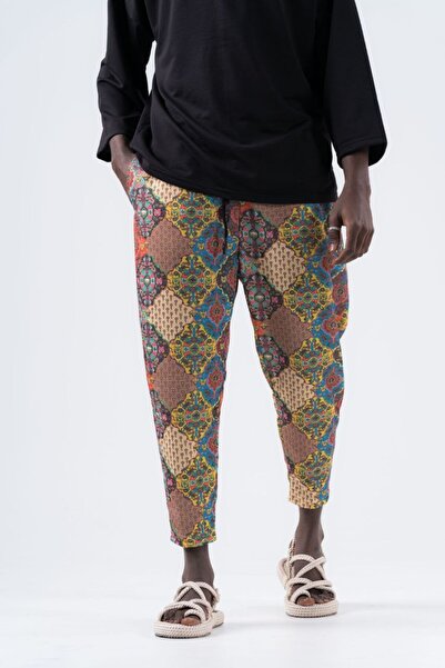 FıttingRoom Baggy Pants with Elastic Waist