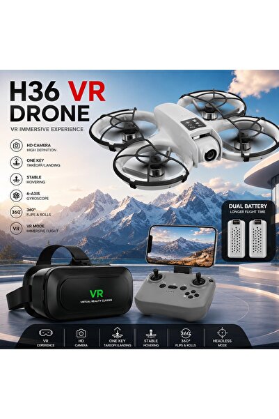 4DRC H36 VR GÖZLÜKLÜ ÇİFT BATARYALI DRON