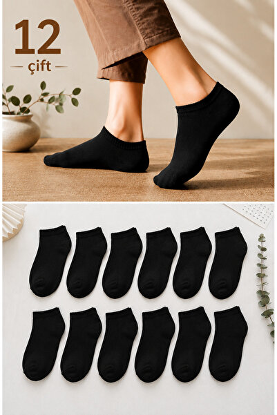 ck socks 12 Pairs of Black Booties Unisex Socks |   Cotton, Breathable, Anti-...