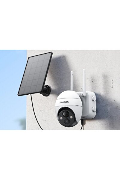 ie Geek Cameră de supraveghere solară pentru exterior ieGeek ZY-C2 3MP HD Sol...