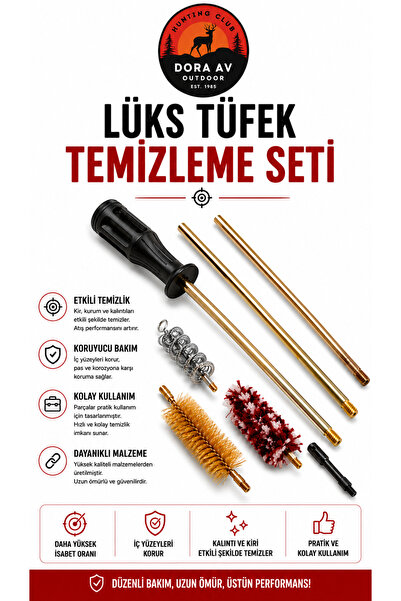 DORA AV OUTDOOR DORA TÜFEK TEMİZLEME SETİ 36 KALİPRE