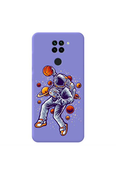 Other Xiaomi Redmi Note 9 Space Basketball Purple Colored Silicone TPU Θήκη