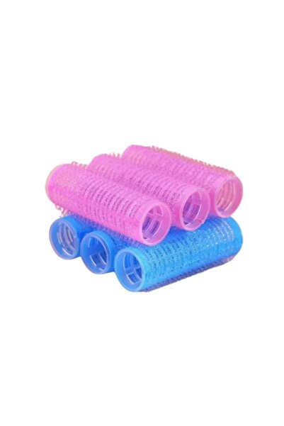 MAXDONA Self-Adhesive Velcro Hair Rolls - Heatless Waves & Instant Volume 6Pcs