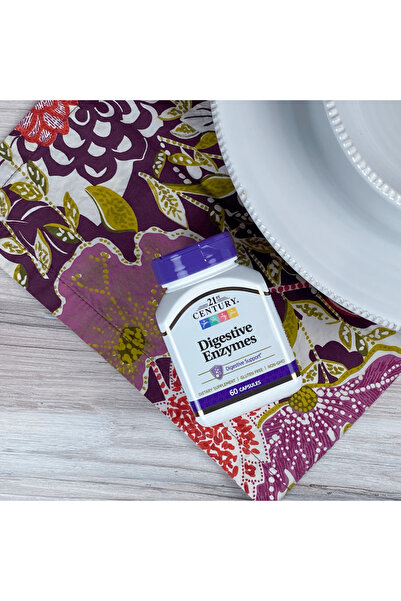 21st Century Enzime Digestive 60 Capsule