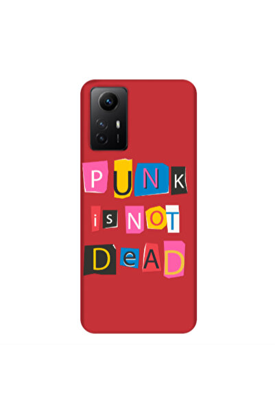 Other Xiaomi Redmi Note 12s Punk is not Dead Red Colored Silicone TPU Θήκη