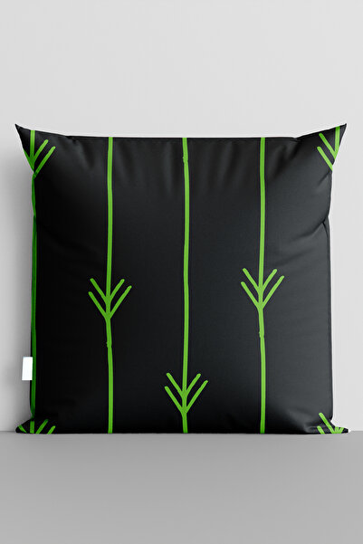 TicaretJet غطاء وسادة مطبوع رقميًا على الوجهين من Green Arrows - 7042