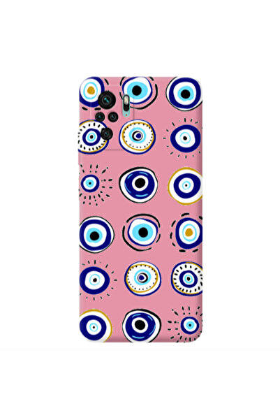 Other Xiaomi Redmi Note 10S Beads Pink Colored Silicone TPU Θήκη