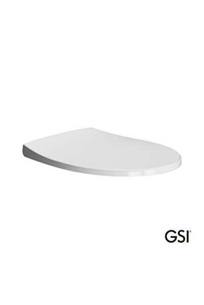 GSI Κάλυμμα Καθίσματος Τουαλέτας Modo SlimSoft Close Λευκό MS98C-300