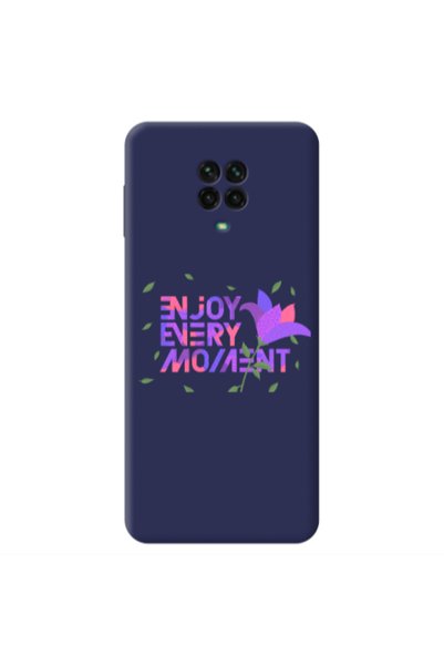 Other Xiaomi Redmi Note 9 Pro Enjoy Every Moment Dark blue Colored Silicone T...