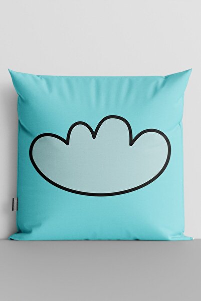 TicaretJet غطاء وسادة مطبوع رقميًا على الوجهين من Popart Cloud - 150