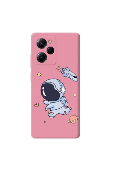 Other Xiaomi Poco X5 Pro Aduket Pink Colored Silicone TPU Θήκη