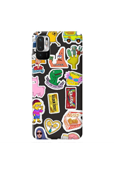 Other Xiaomi Redmi Note 10 Pro 5G best cartoons Black Colored Silicone TPU Θήκη