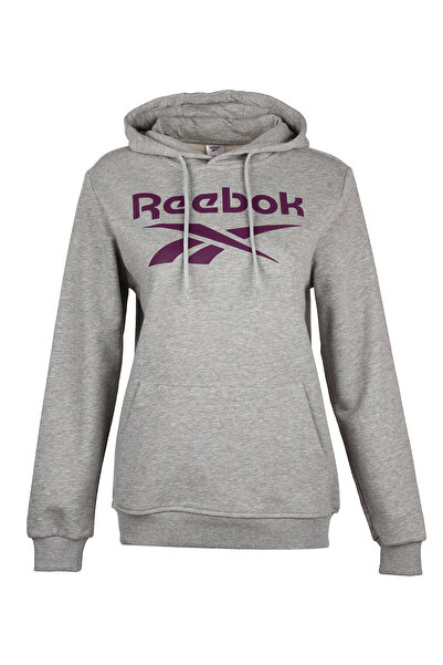 Reebok Big Logo Oth Hood - 4W,Ri Ft, Grey Melange