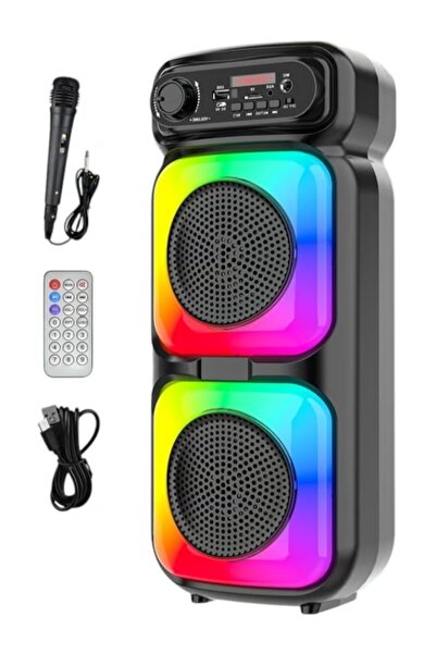 Primo Plus ZQS 4273 Dual Portable Multimedia Speaker, 16W Super Bass Karaoke ...