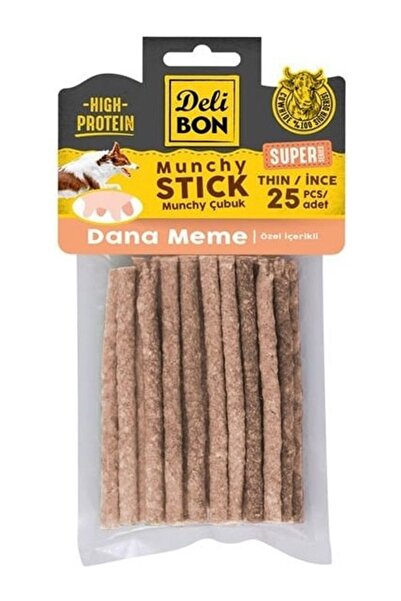 Delibon Munchy Köpek Ödül Çubuk Dana Memeli 25'Li