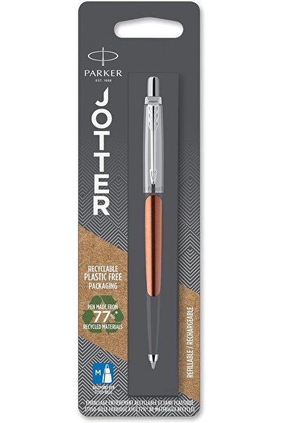 Parker Jotter CT Orange Ballpoint Pen, Chelsea, Blister Pack