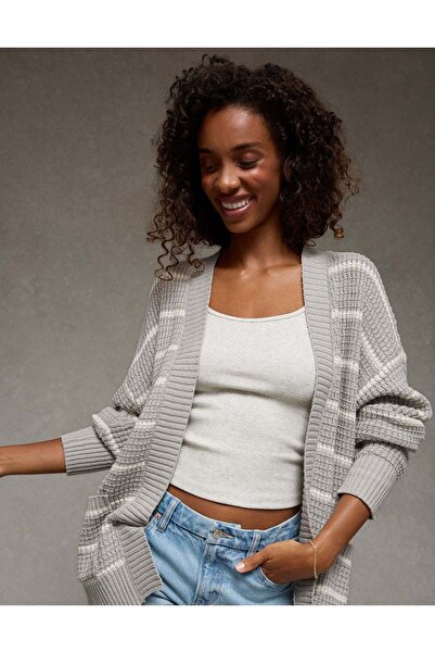 AMERICAN EAGLE سترة كارديجان مفتوحة من الأمام من AE