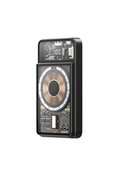 TU&YA ®   Baterie externă magnetică wireless de 10.000 mAh, 2-în-1, USB-C, În...