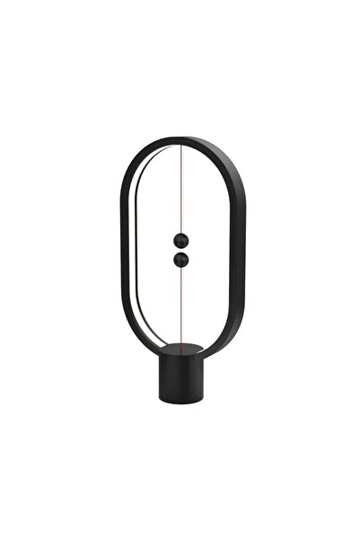 Allocacoc Lampă LED cu levitație magnetică, Allocacoc, Ellipse Heng, negru