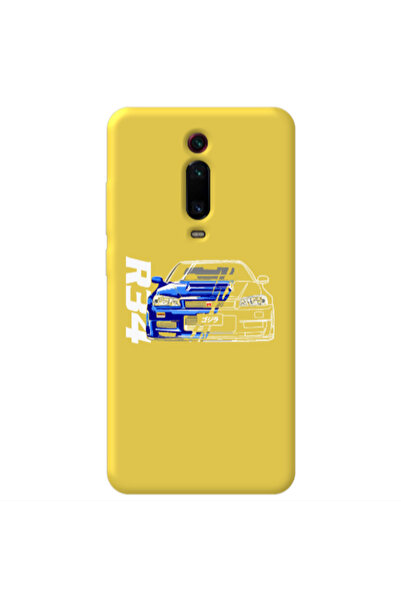 Other Xiaomi Mi 9T Pro Blue R34 Yellow Colored Silicone TPU Θήκη