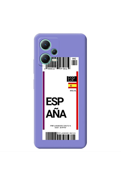 Other Xiaomi Redmi Note 12 Pro 5G Espana Arrival Purple Colored Silicone TPU ...