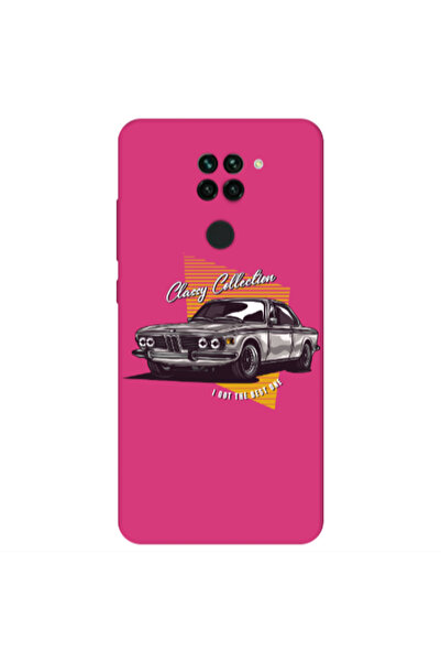 Other Xiaomi Redmi Note 9 Classy Collection Fuchsia Colored Silicone TPU Θήκη