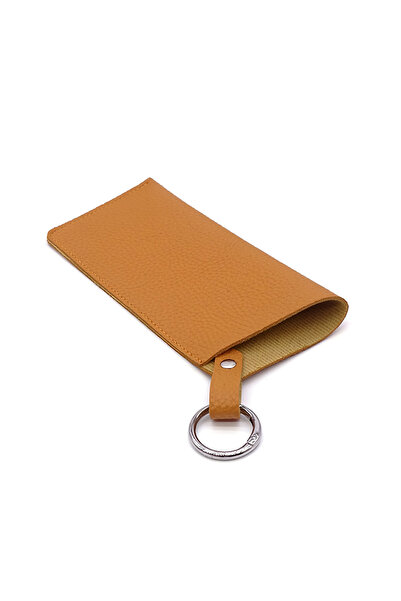 Techsuit - Glasses Case (ETN6) - PU, 17.5 x 8.5cm - Orange, acoperire precisa