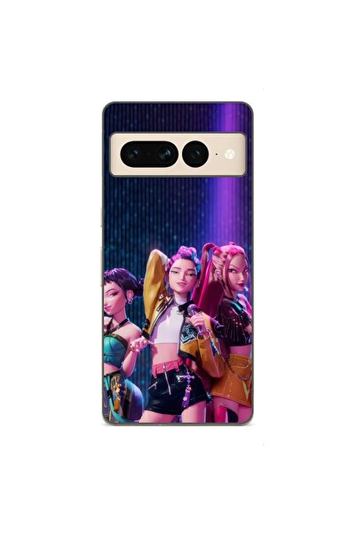 OEM Husa compatibila cu Google Pixel 7 Pro Silicon Tpu Model KPop Demon Hunte...
