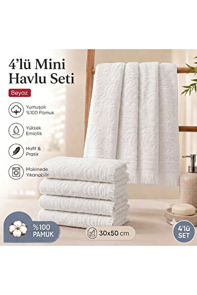 Vivesta Home Set de 4 prosoape de bucătărie din bumbac, 30x50 cm, prosoape pe...