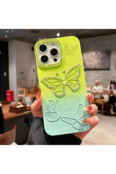 Urban URBANNX for iPhone 15 case Soft TPU Shockproof Butterfly Luxury Bling D...