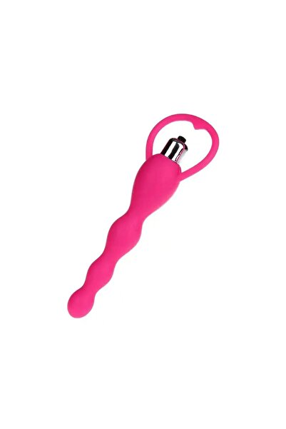 Sensvia Titreşimli Boğumlu Anal Vibratör 18,5 cm – 1,9–3,3 cm Kademeli Çaplı Esnek Anal Uyarıcı Plug