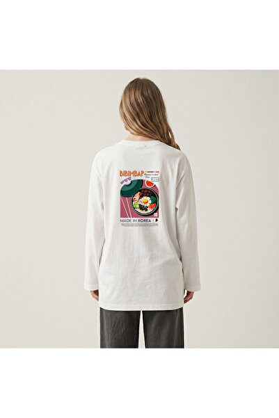 Grafftee Clothing Nubarco White Oversize Wide Cut Long Sleeve 100% Cotton Sum...
