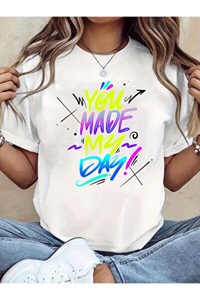 BASEPULSE Round Neck Short Sleeve T-Shirt - Women'S Shirt, Fashionable Elegan...