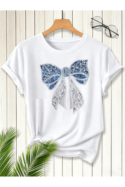BASEPULSE Round Neck Short Sleeve T-Shirt - Women'S Shirt, Fashionable Elegan...