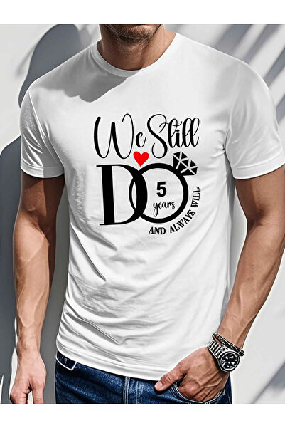 17 seramik تي شيرت صيفي بأكمام قصيرة للرجال من We Still Do 5 Years