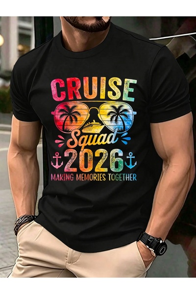 23 nisan Men Women' CRUISE Squad 2026 T-Shirt - Gradient Watercolor Nautical ...