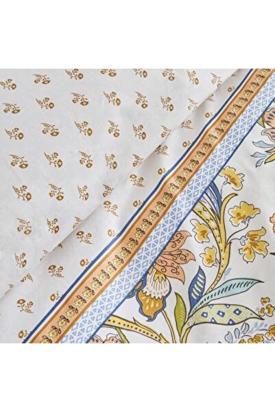 Yıldızan متجر msa هوم إنдра طقم غطاء لحاف مزدوج 100% قطن أصفر PP 931845