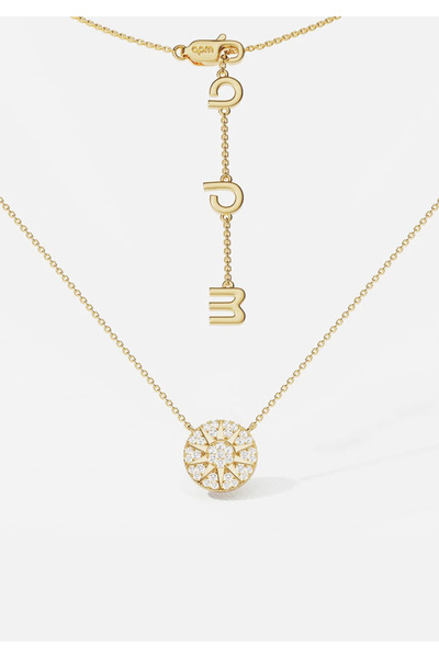 Apm Monaco Soleil Necklace, Yellow Gold |
