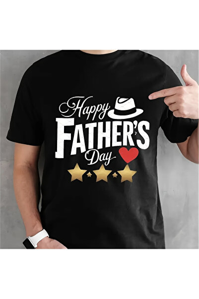 1001 Line Plus Size, Day Printed with "Happy Father's Day" Dad Hat Footprint ...