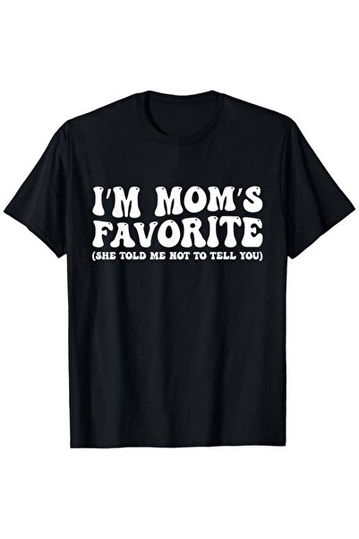 2mcup تي شيرت I M Mom S Favorite She Told Me Not to Tell You Funny Groovy بأك...