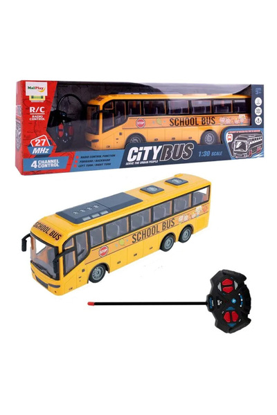 MalPlay Autobuz școlar cu telecomandă 1:30