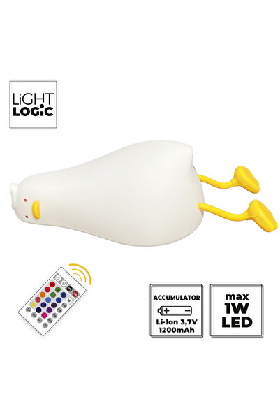 LightLogic Lampă LED LL SORVIN 02, rață, RGB + lumină caldă, touch, telecoman...