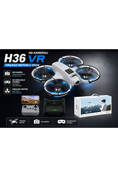 Gepettoys VR GÖZLÜKLÜ HD KAMERALI FIRÇASIZ MOTORLU DRON Çift Bataryalı