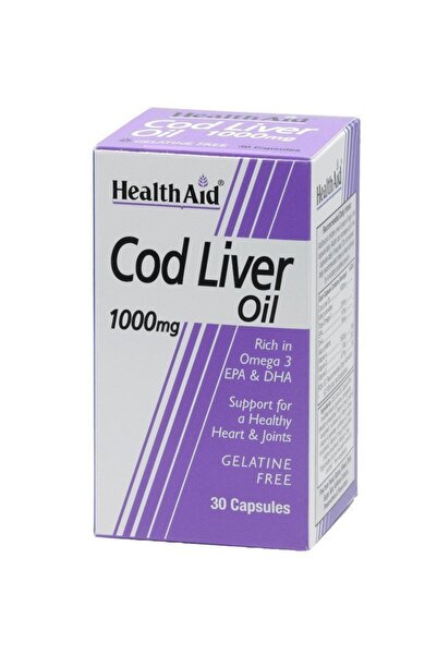 Health Aid Cod Liver Oil 1000mg 30caps